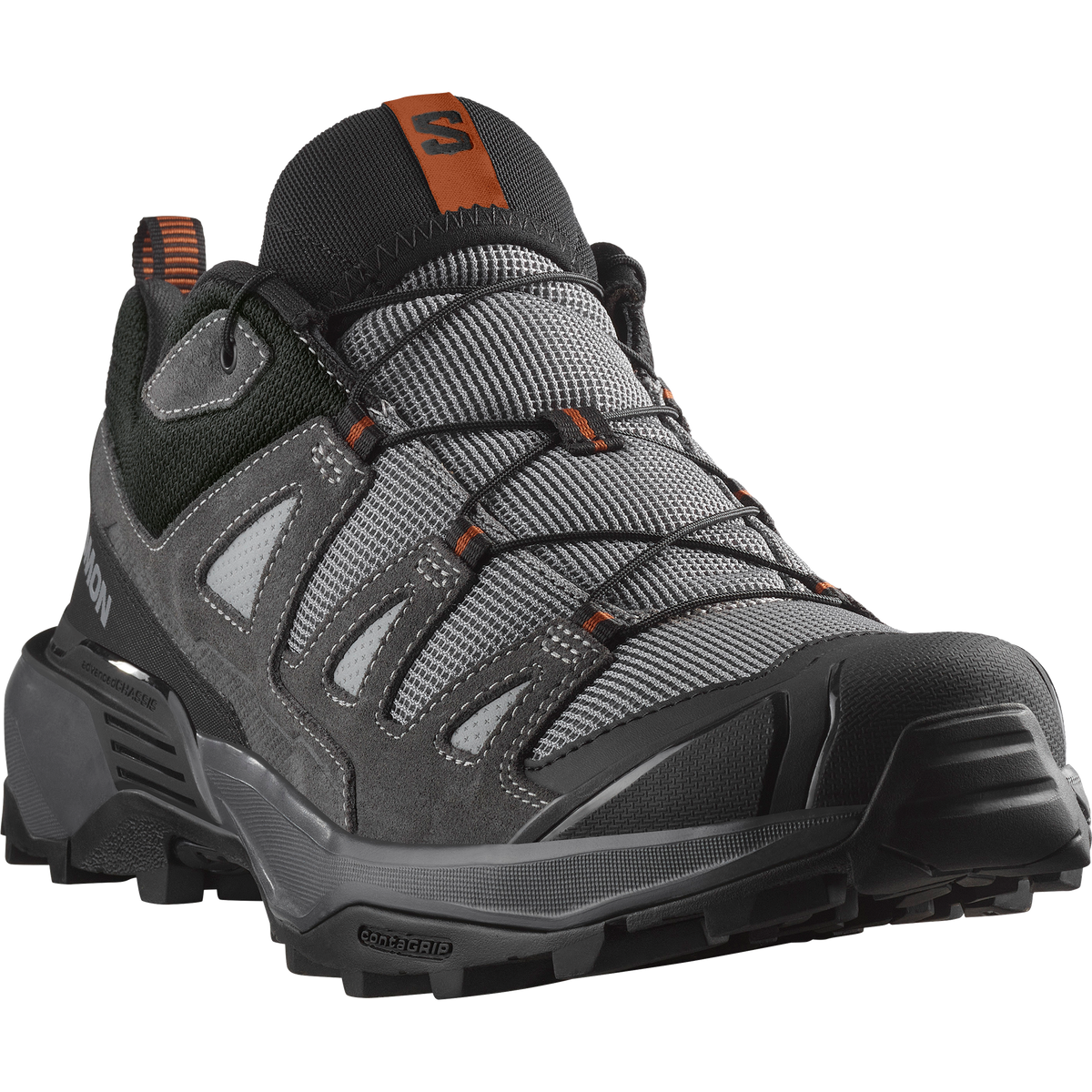 Salomon X ULTRA 360 LEATHER Uomo - Sharkskin / Asphalt / Caramel Cafe