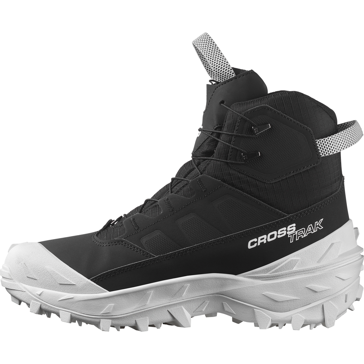 Salomon CROSSTRAK POWDER WATERPROOF Uomo - Black / Black / White