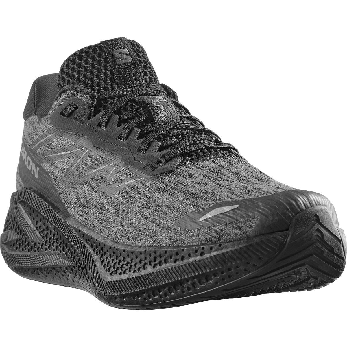 Salomon AERO GLIDE 4 Uomo - Black / Black / Asphalt