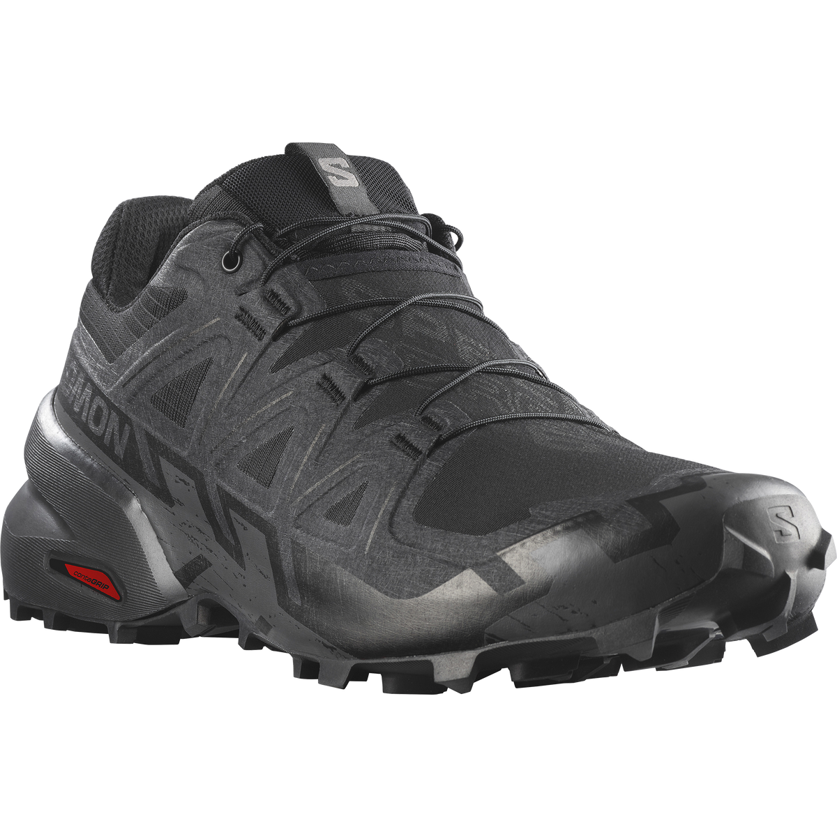 Salomon SPEEDCROSS 6 WIDE Uomo - Black / Black / Phantom