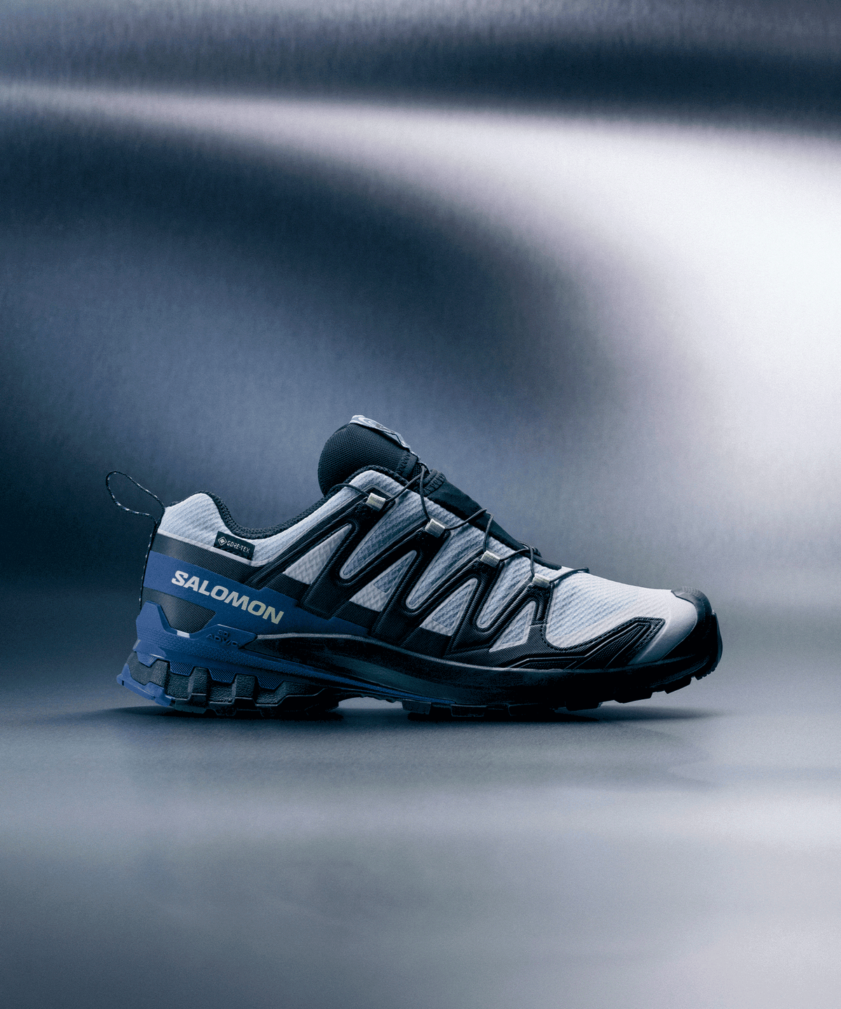 Salomon XA PRO 3D V9 GORE-TEX STORM Uomo - Black / Brunnera Blue / Surf The Web