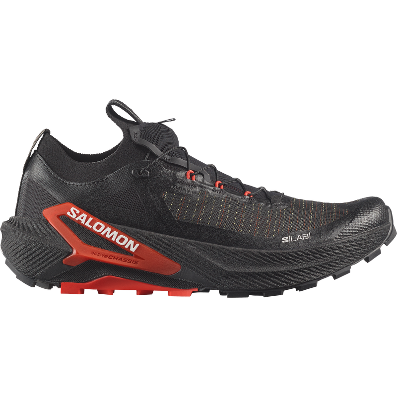 Salomon S/LAB GENESIS 2 Unisex - Black / Black / Fiery Red