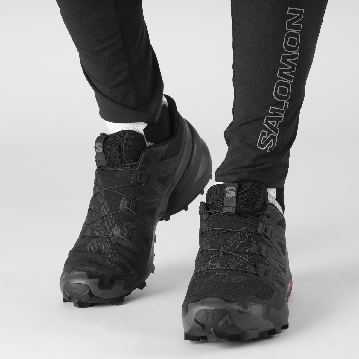 Salomon SPEEDCROSS 6 WIDE Uomo - Black / Black / Phantom