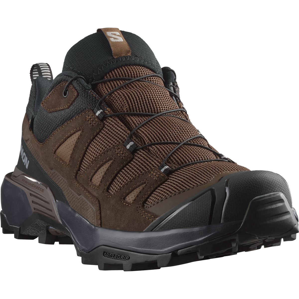 Salomon X ULTRA 360 LEATHER GORE-TEX Uomo - Dark Earth / Delicioso / Sharkskin