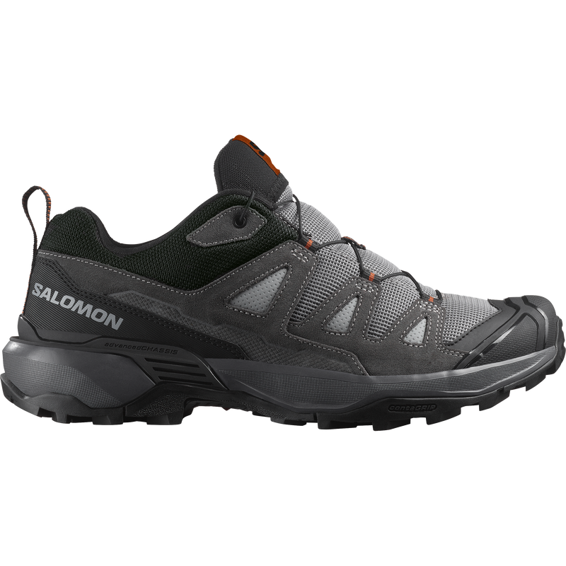 Salomon X ULTRA 360 LEATHER Uomo - Sharkskin / Asphalt / Caramel Cafe