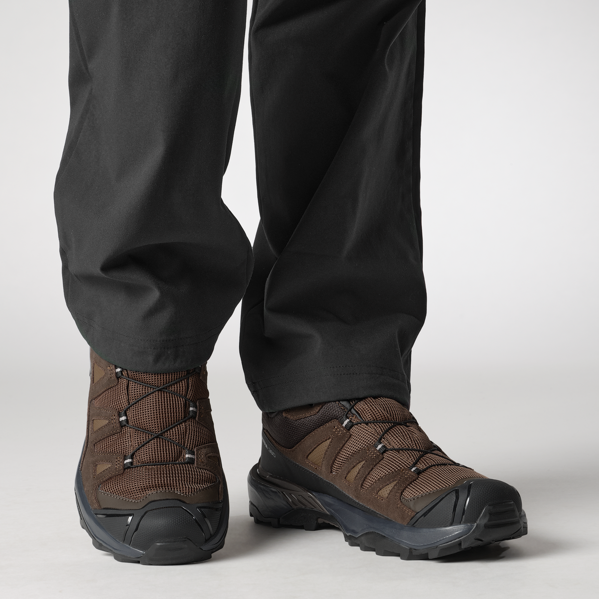 Salomon X ULTRA 360 LEATHER GORE-TEX Uomo - Dark Earth / Delicioso / Sharkskin