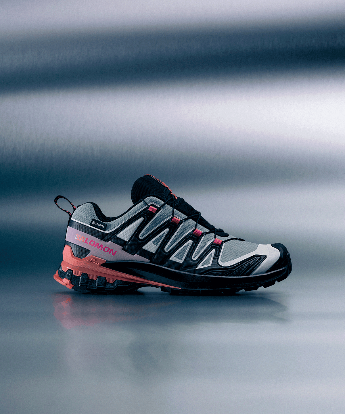 Salomon XA PRO 3D V9 GORE-TEX STORM Donna - Black / Green Milieu / Dragon Fire
