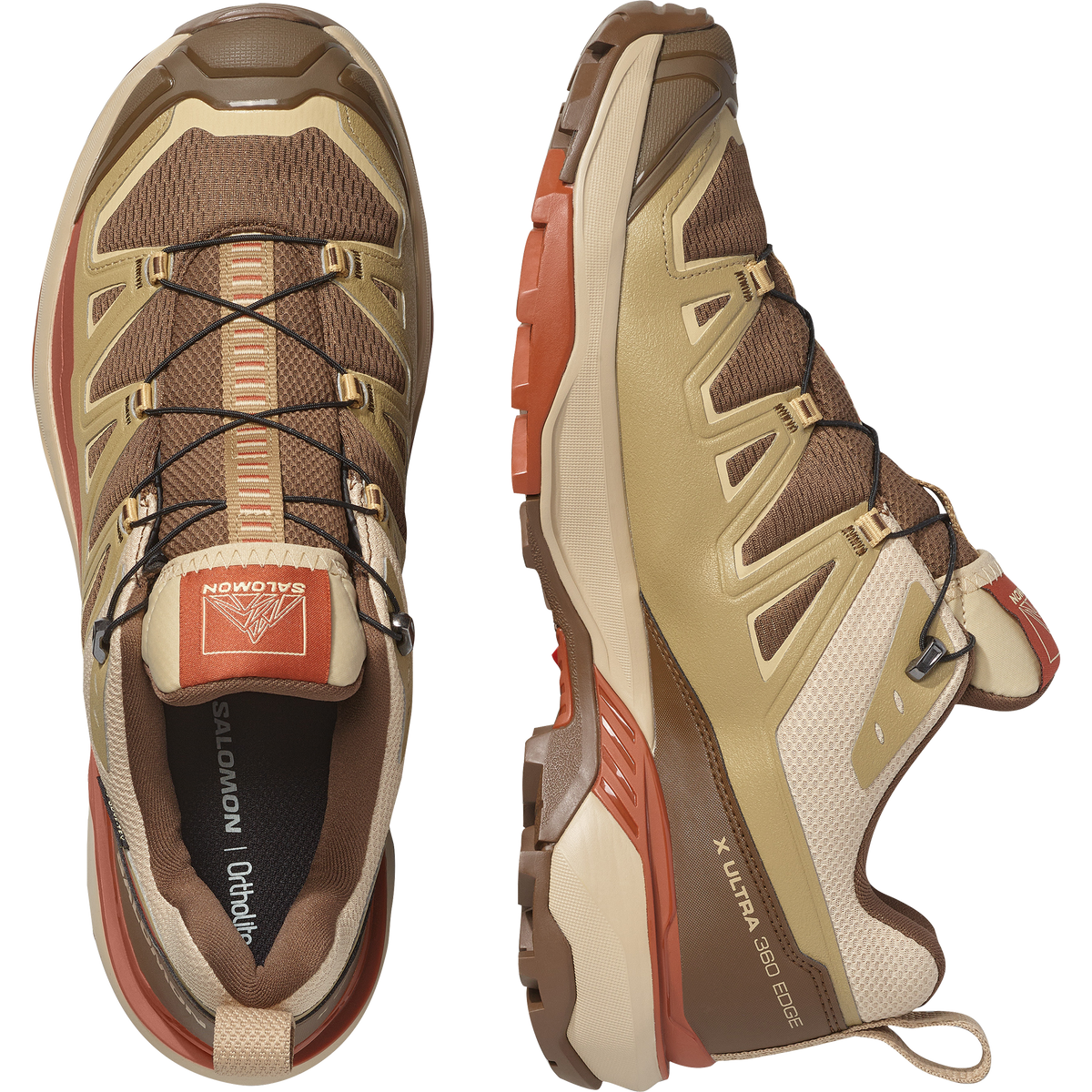 Salomon X ULTRA 360 EDGE GORE-TEX Uomo - Dark Earth / Safari / Arabian Spice