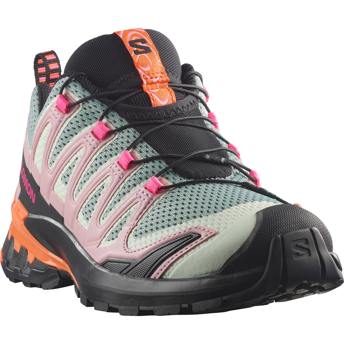 Salomon XA PRO 3D V9 STORM Donna - Green Milieu / Black / Dragon Fire