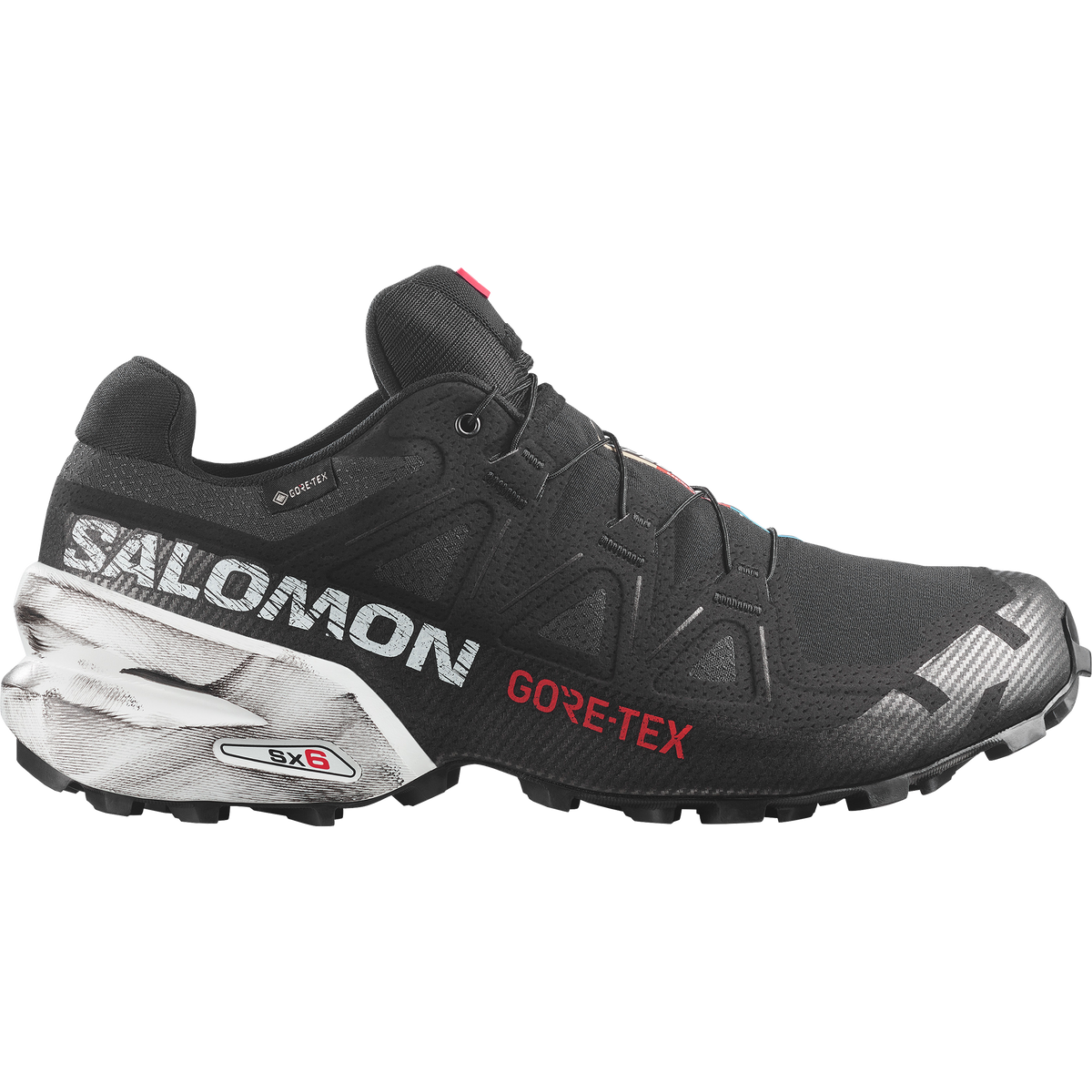 Salomon SPEEDCROSS 6 GORE-TEX 20 YEARS Unisex - Black / White / Fiery Red