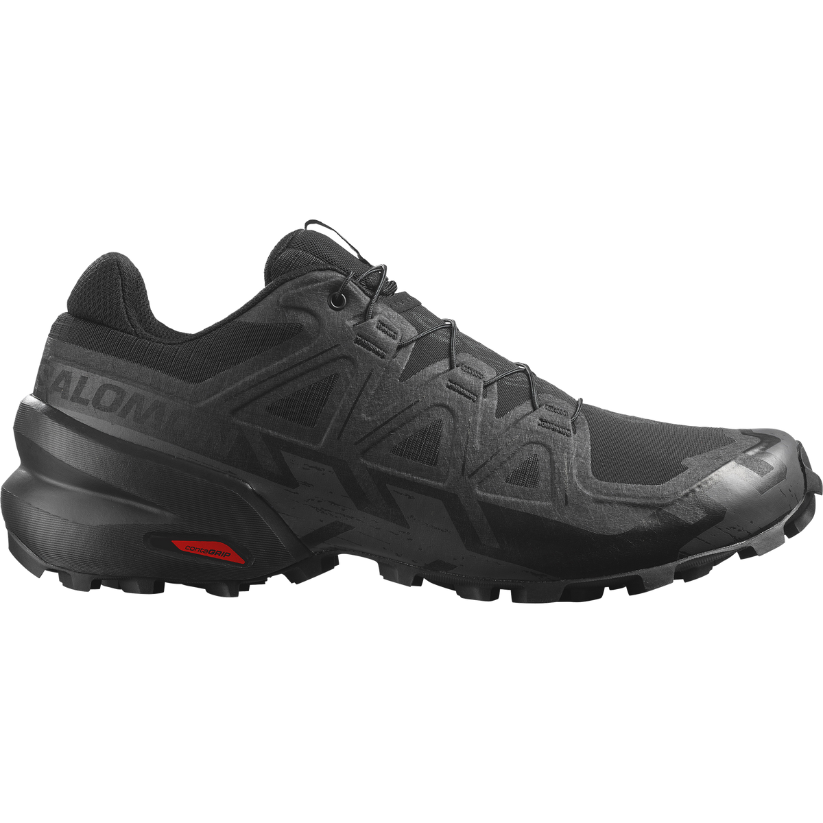 Salomon SPEEDCROSS 6 WIDE Uomo - Black / Black / Phantom