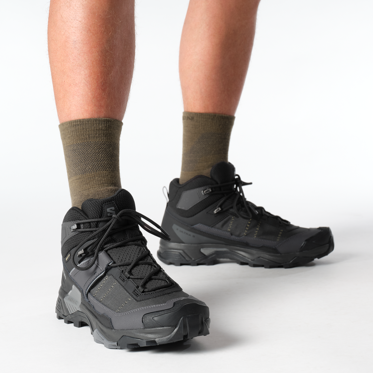 Salomon X ULTRA 5 MID GORE-TEX Uomo - Black / Asphalt / Castlerock