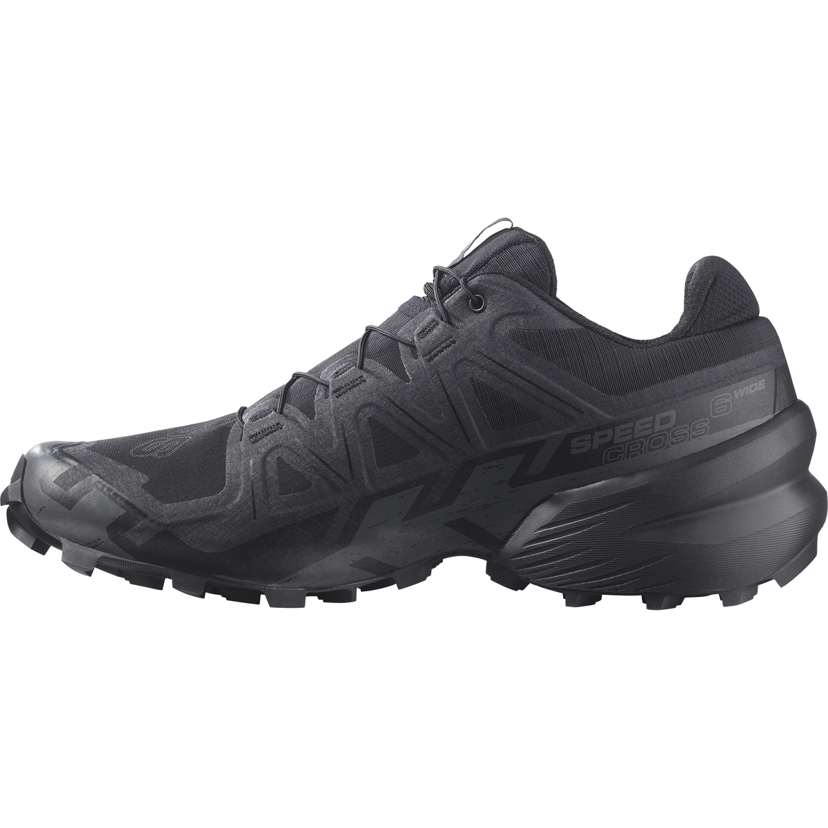 Salomon SPEEDCROSS 6 WIDE Uomo - Black / Black / Phantom