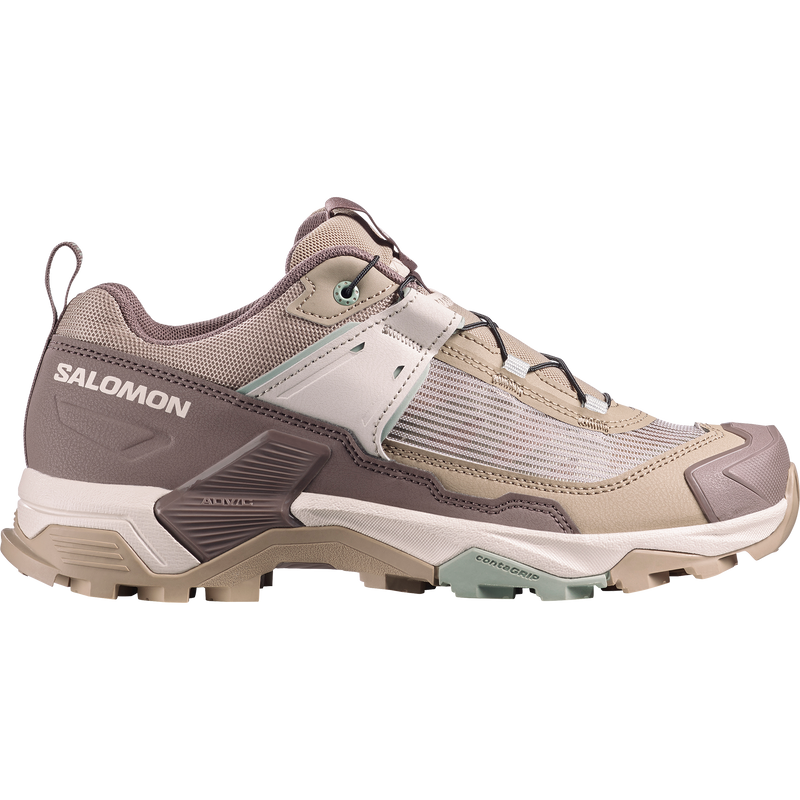 Salomon X ULTRA 5 Donna - Desert Tan / Iron / Green Milieu