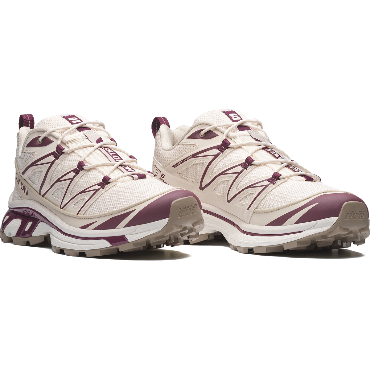 Salomon XT-6 EXPANSE Unisex - Vanilla Ice / Maroon Banner / Almond Milk