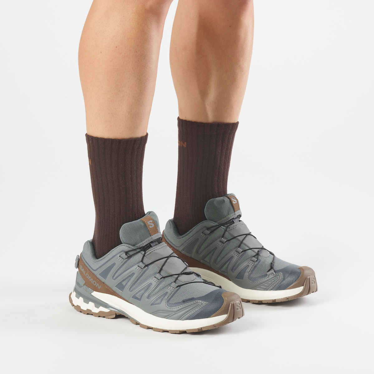 Salomon XA PRO 3D V9 GORE-TEX LIFELONG Uomo - Sedona Sage / Coyote Brown / Vanilla Ice