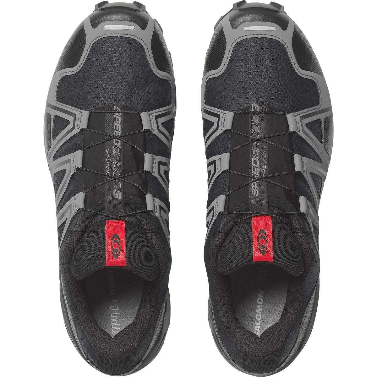 Salomon SPEEDCROSS 3 GORE-TEX Unisex - Black / Asphalt / Flame Scarlet