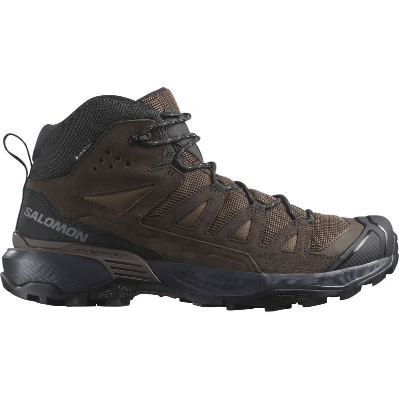 Salomon X ULTRA 360 LEATHER MID GORE-TEX Uomo - Dark Earth / Delicioso / Castlerock