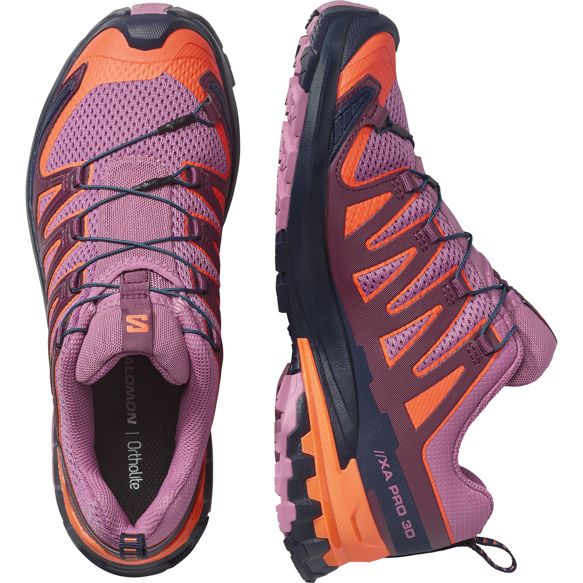 Salomon XA PRO 3D V9 Donna - Dusky Orchid / Huckleberry / Nectarine
