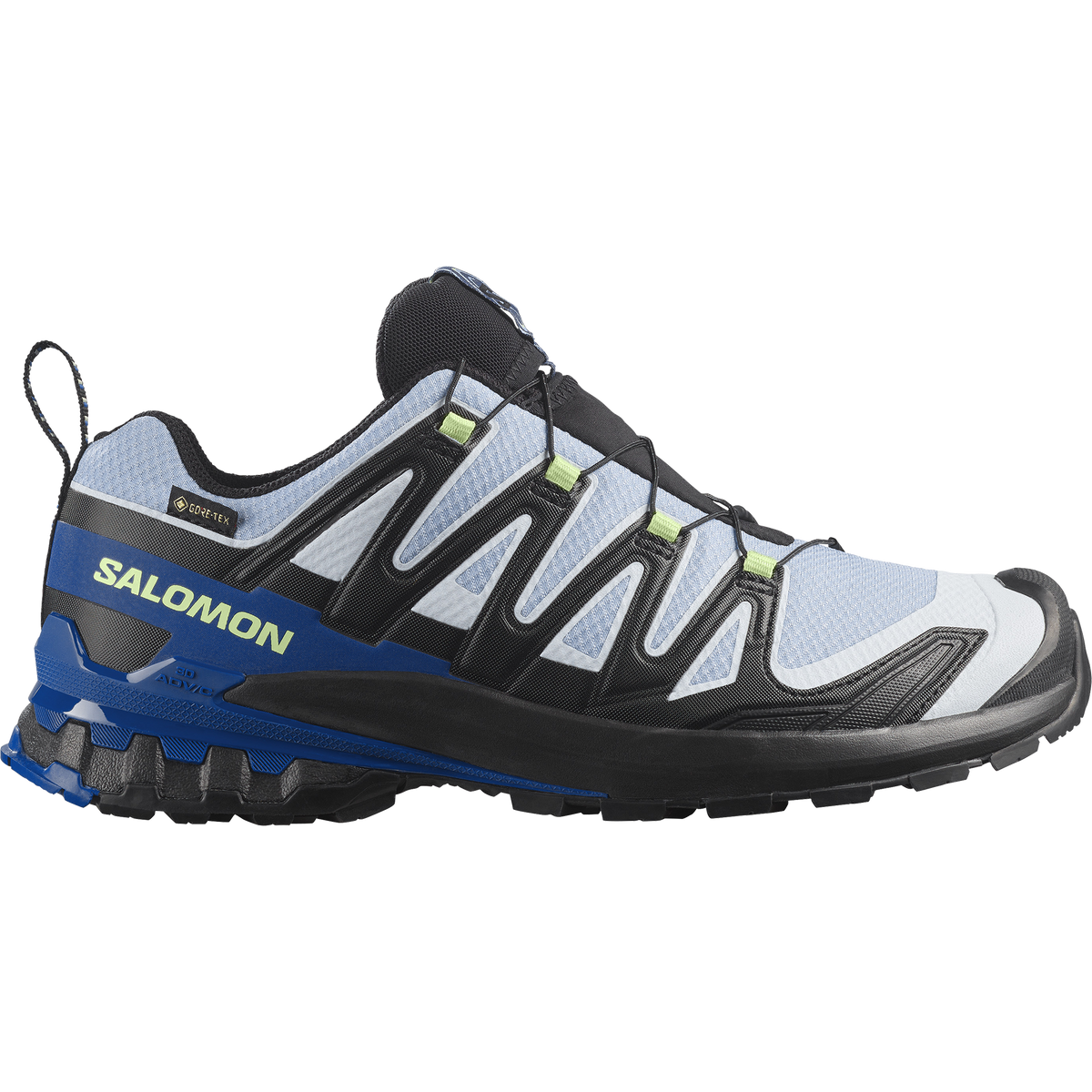 Salomon XA PRO 3D V9 GORE-TEX STORM Uomo - Black / Brunnera Blue / Surf The Web