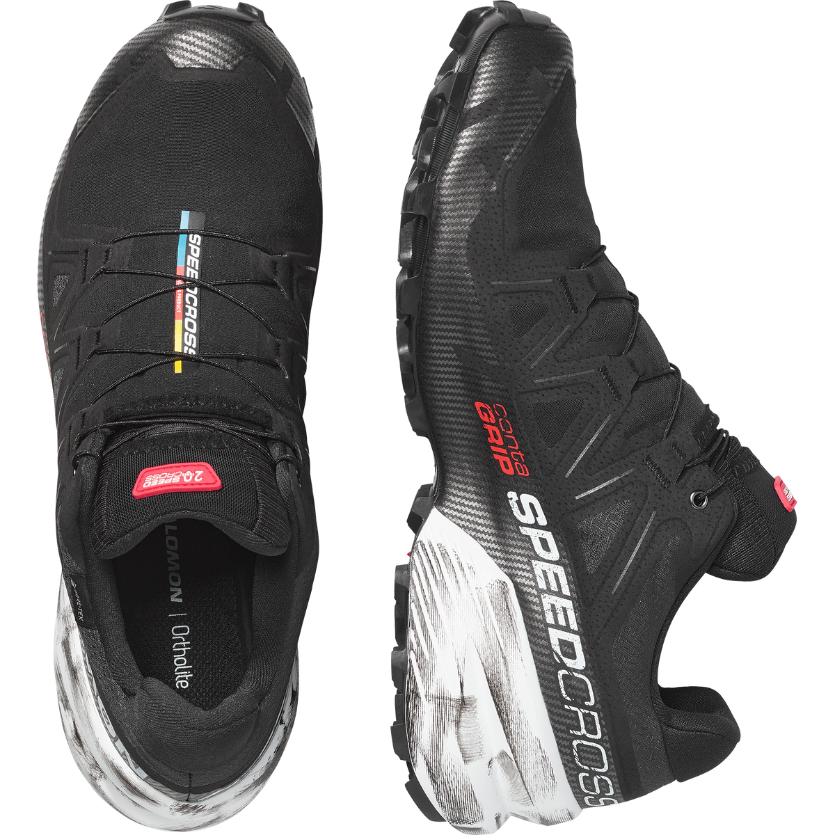 Salomon SPEEDCROSS 6 GORE-TEX 20 YEARS Unisex - Black / White / Fiery Red