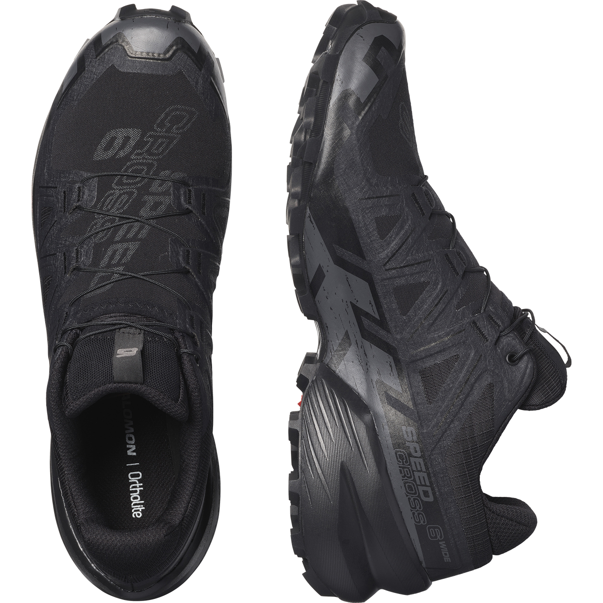 Salomon SPEEDCROSS 6 WIDE Uomo - Black / Black / Phantom