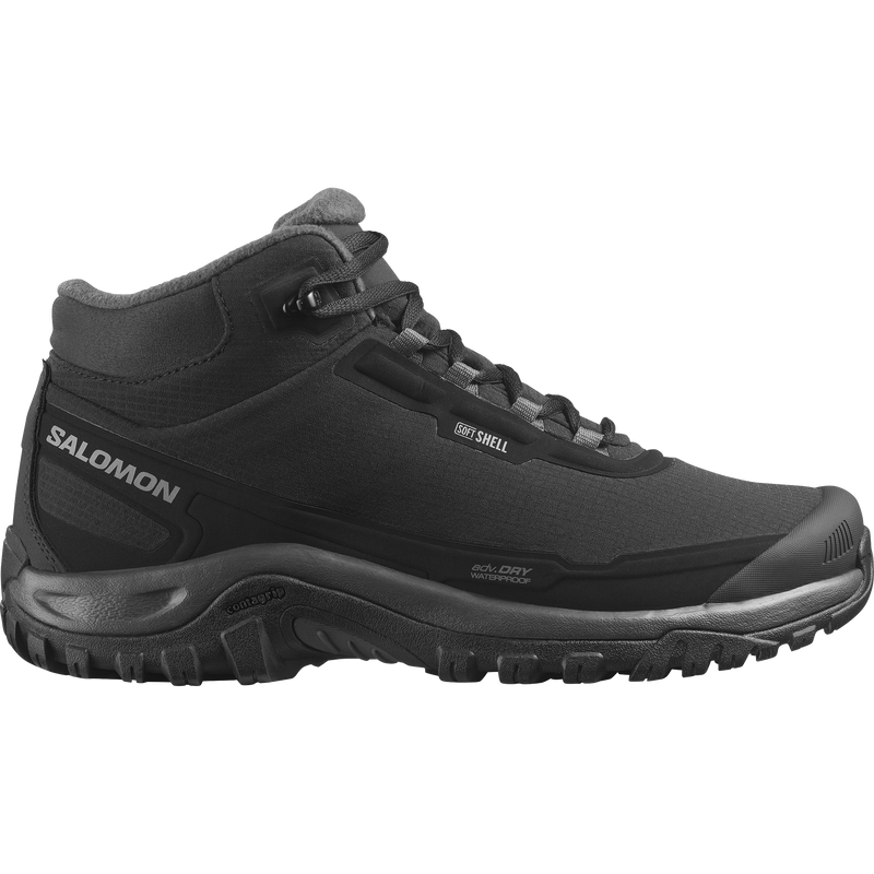 Salomon SHELTER WATERPROOF Uomo - Black / Asphalt / Castlerock