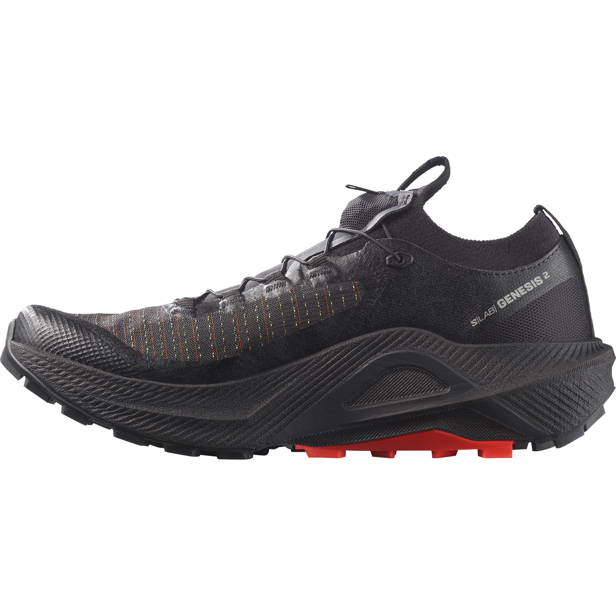Salomon S/LAB GENESIS 2 Unisex - Black / Black / Fiery Red