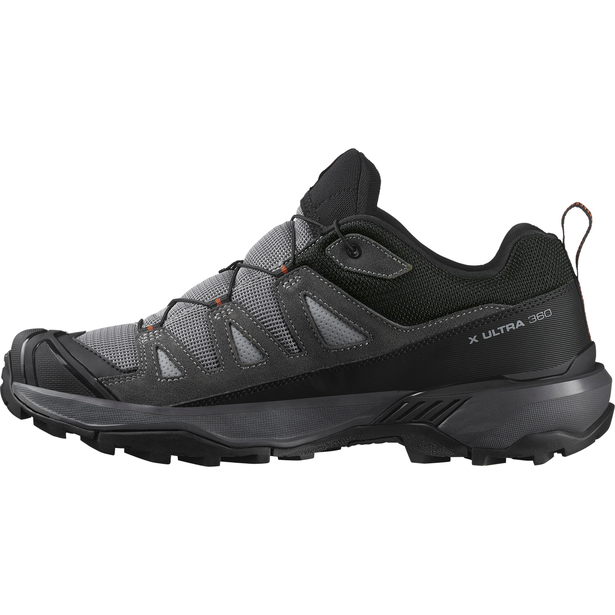 Salomon X ULTRA 360 LEATHER Uomo - Sharkskin / Asphalt / Caramel Cafe