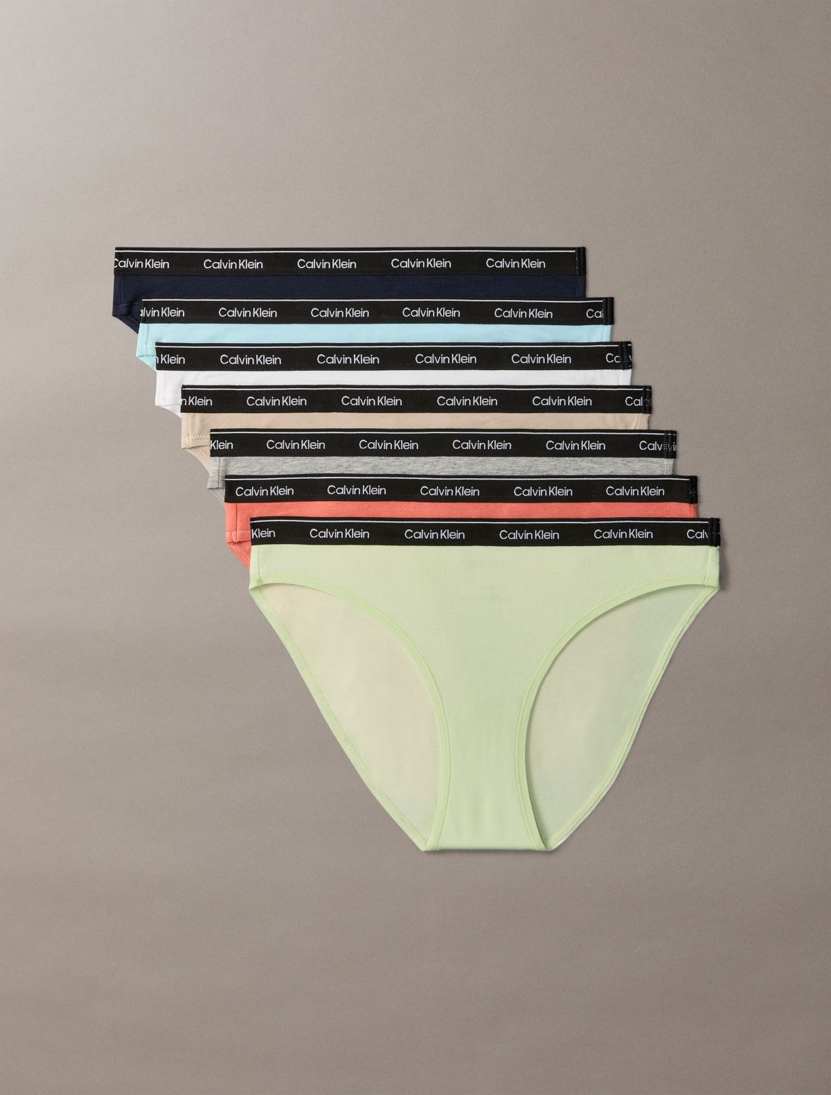 Confezione da 7 slip bikini Icon Logo