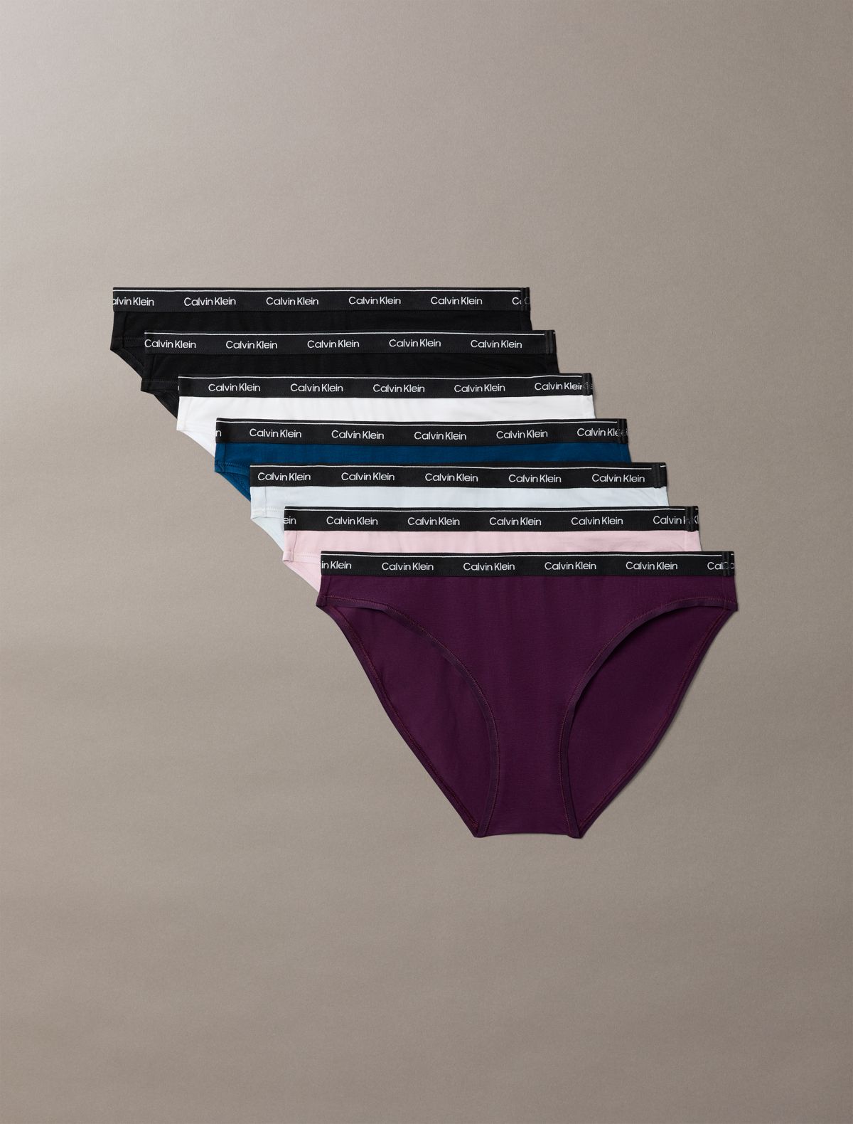 Confezione da 7 slip bikini Icon Logo
