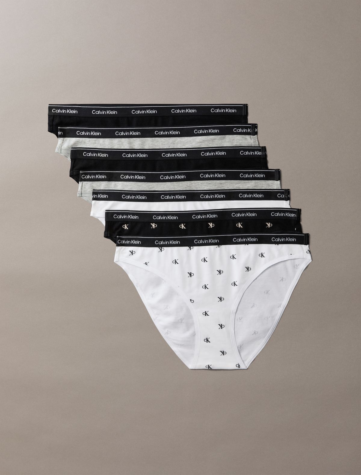 Confezione da 7 slip bikini Icon Logo