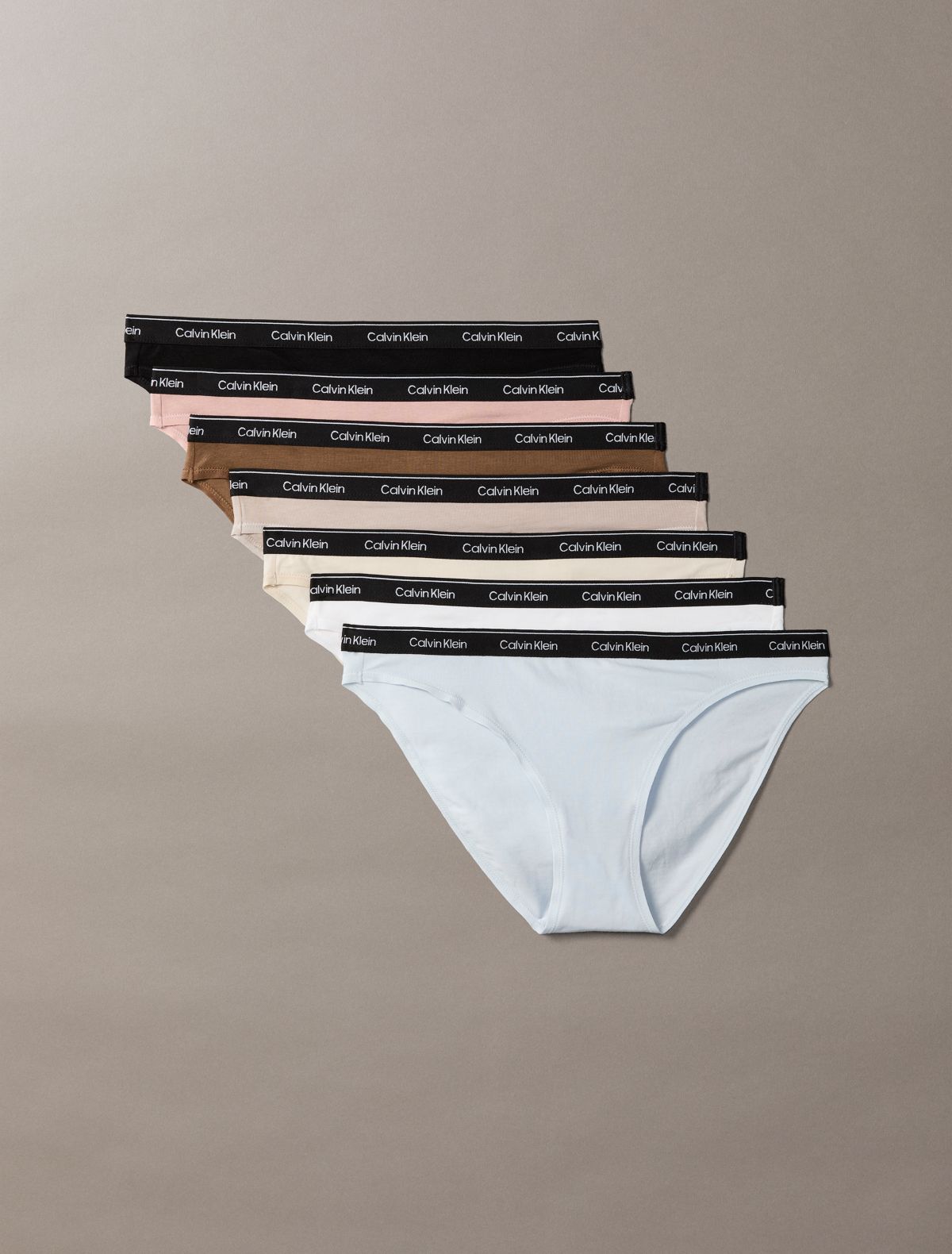 Confezione da 7 slip bikini Icon Logo