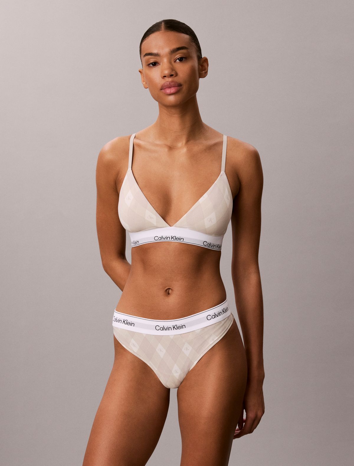 Bralette a triangolo leggermente imbottita Icon Cotton Modal