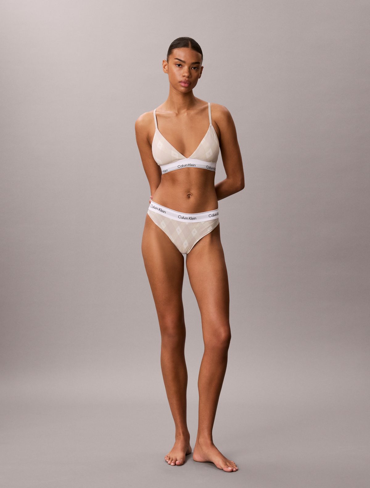 Bralette a triangolo leggermente imbottita Icon Cotton Modal