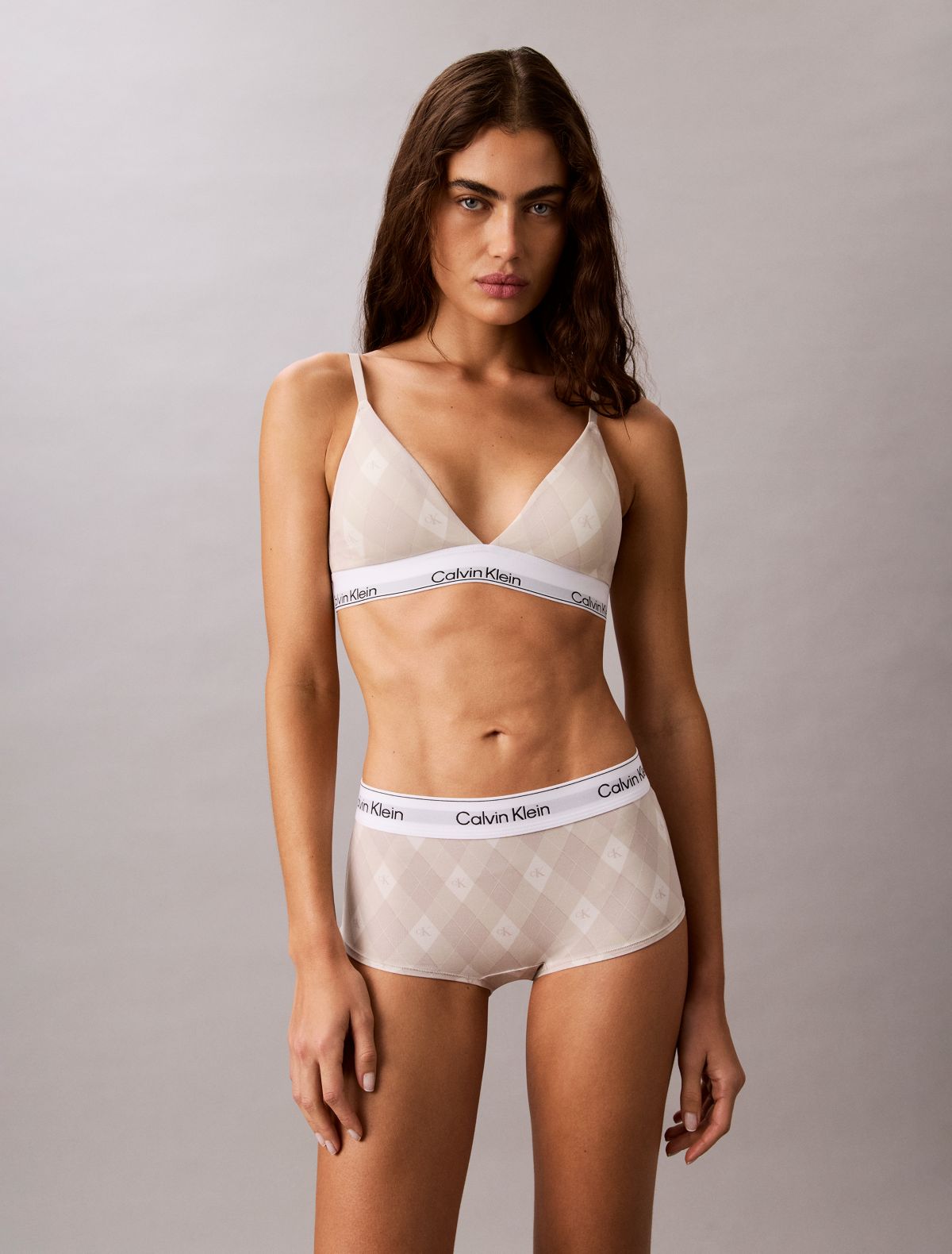 Bralette a triangolo leggermente imbottita Icon Cotton Modal