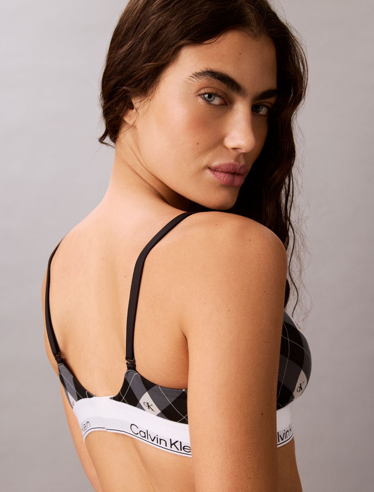 Bralette a triangolo leggermente imbottita Icon Cotton Modal