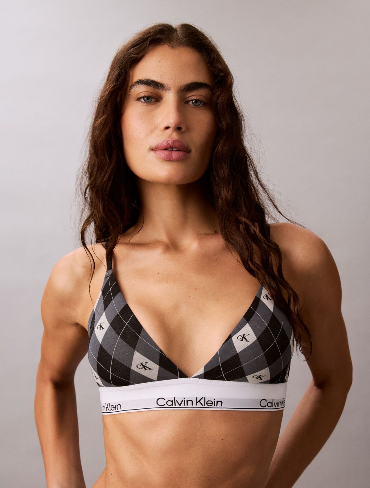 Bralette a triangolo leggermente imbottita Icon Cotton Modal