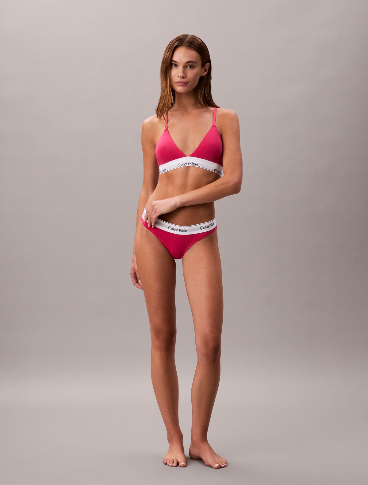 Bralette a triangolo leggermente imbottita Icon Cotton Modal