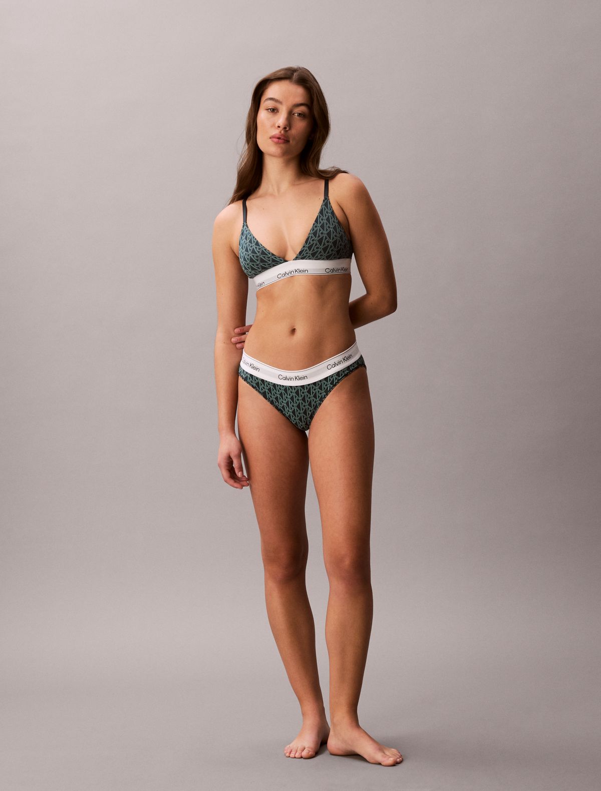 Bralette a triangolo leggermente imbottita Icon Cotton Modal