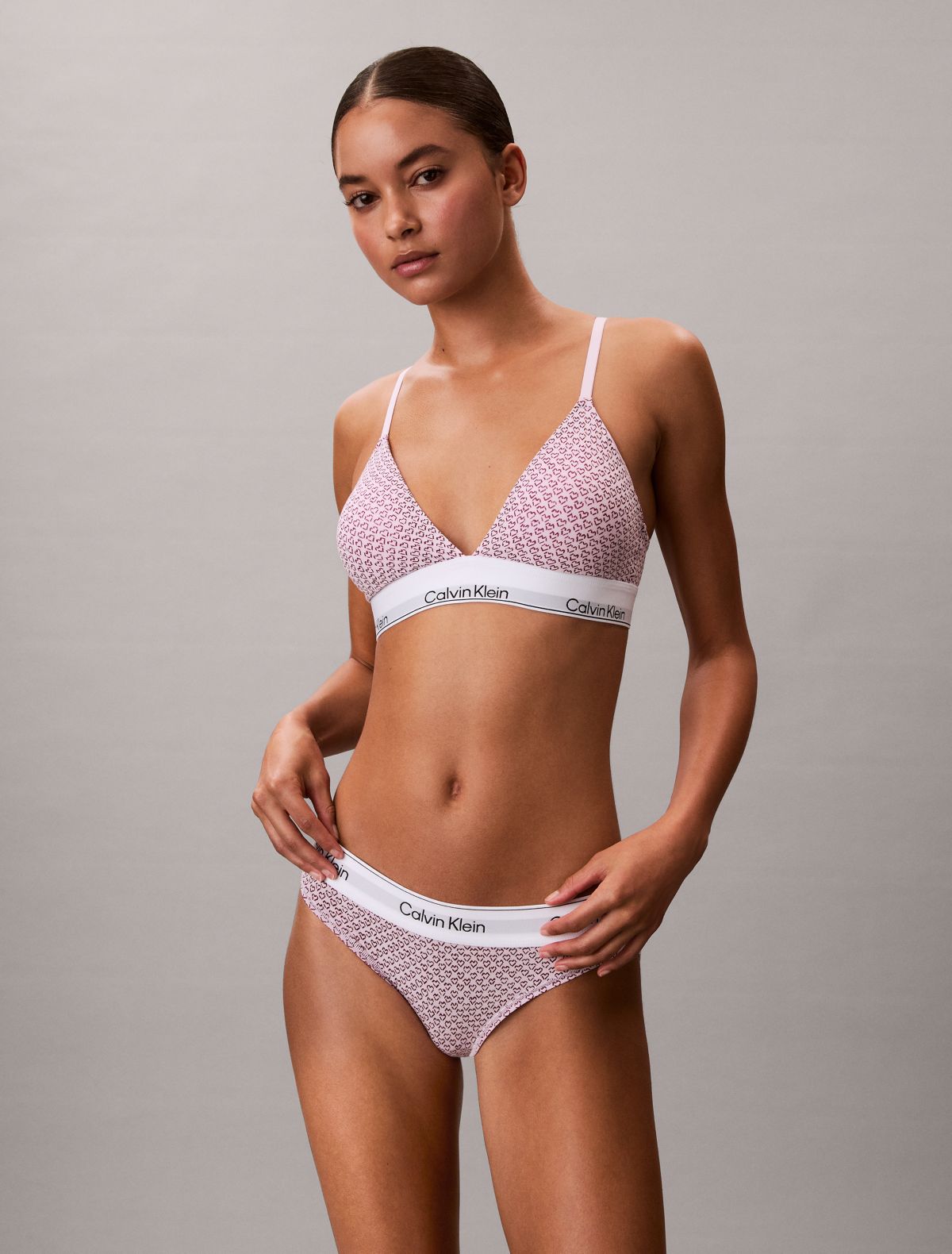 Bralette a triangolo leggermente imbottita Icon Cotton Modal