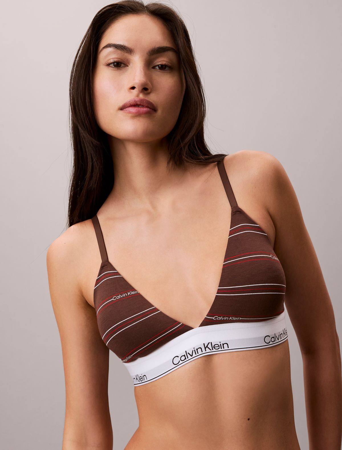 Bralette a triangolo leggermente imbottita Icon Cotton Modal