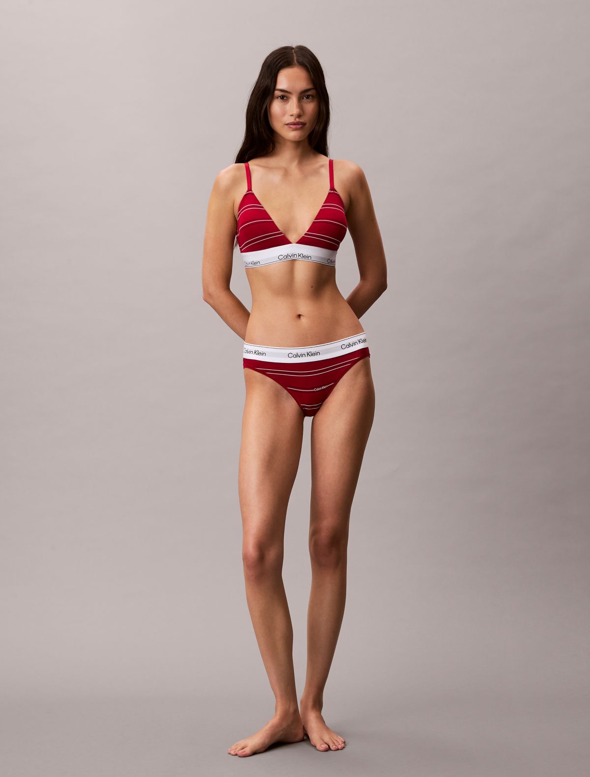Bralette a triangolo leggermente imbottita Icon Cotton Modal