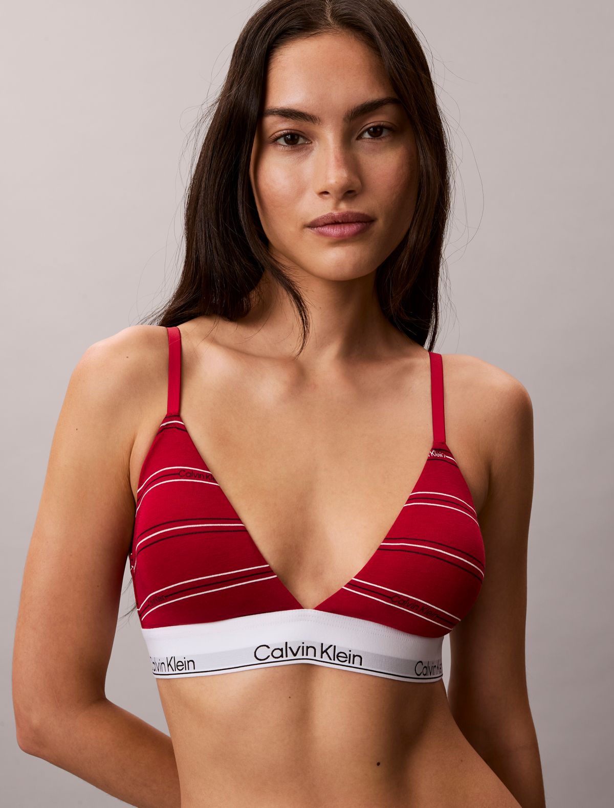Bralette a triangolo leggermente imbottita Icon Cotton Modal