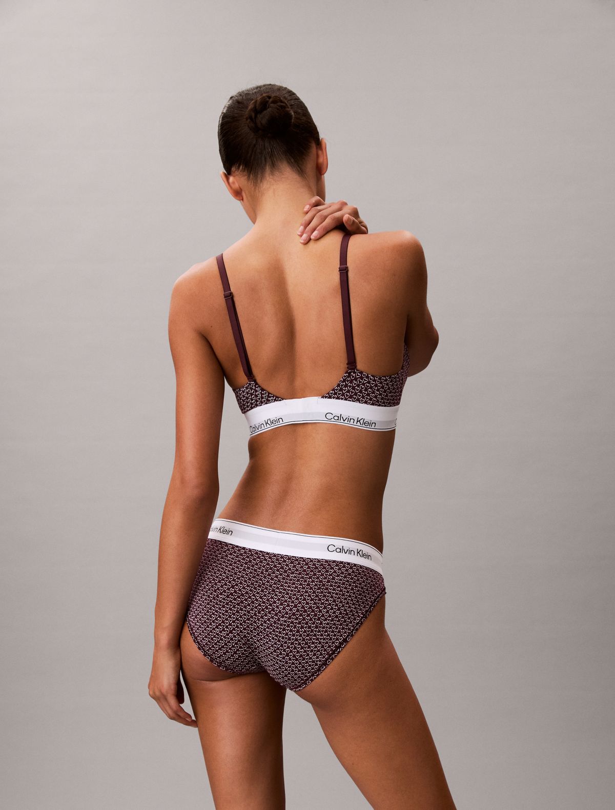 Bralette a triangolo leggermente imbottita Icon Cotton Modal