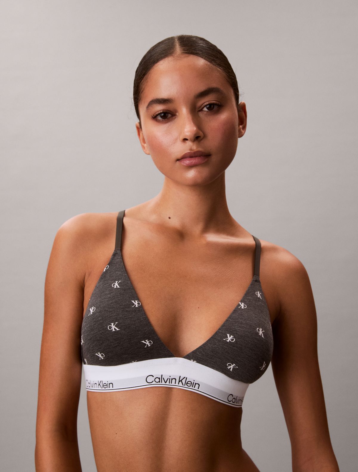 Bralette a triangolo leggermente imbottita Icon Cotton Modal