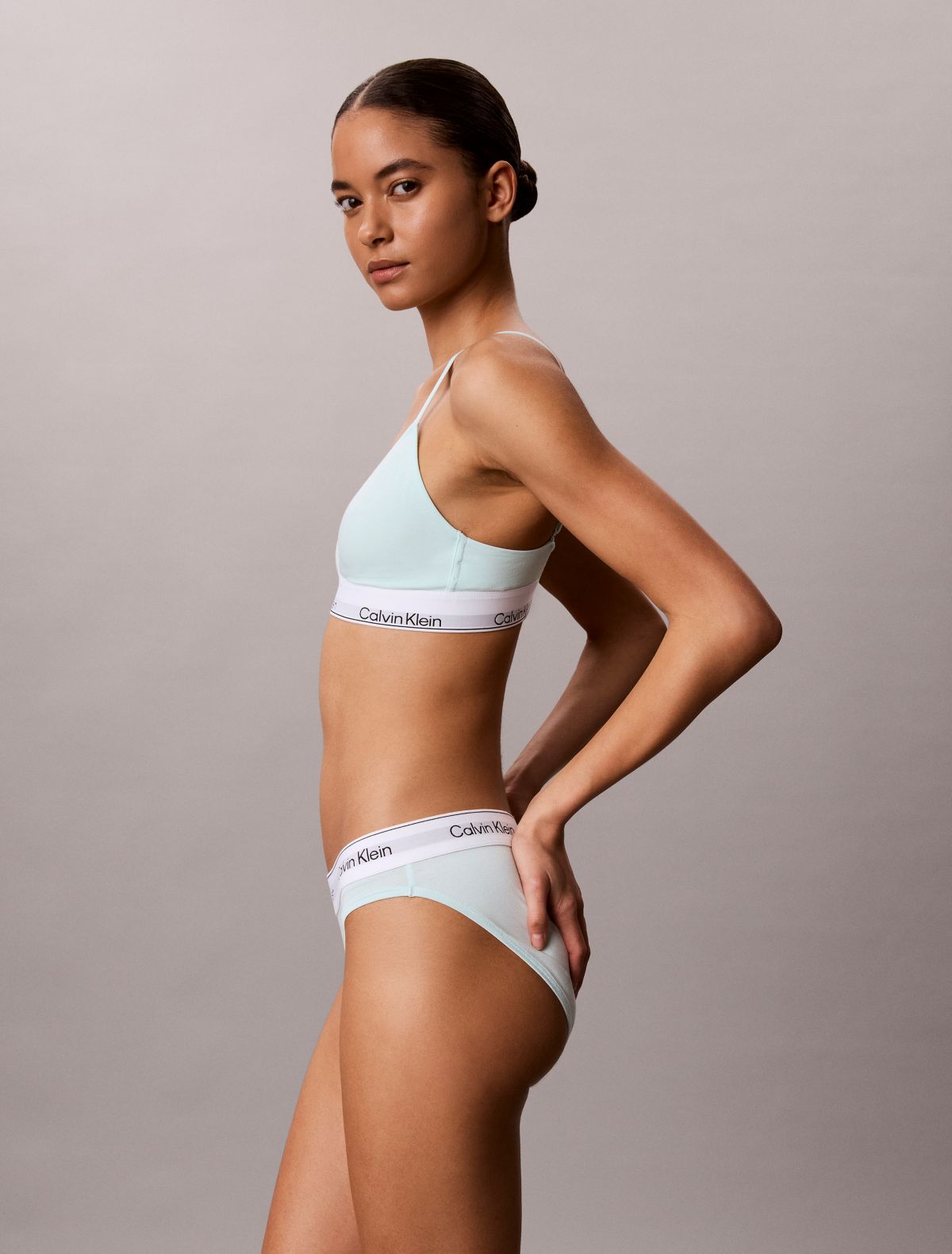 Bralette a triangolo leggermente imbottita Icon Cotton Modal