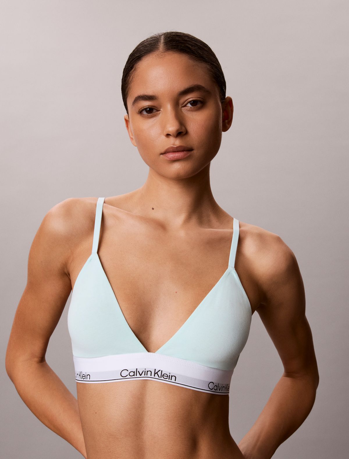 Bralette a triangolo leggermente imbottita Icon Cotton Modal