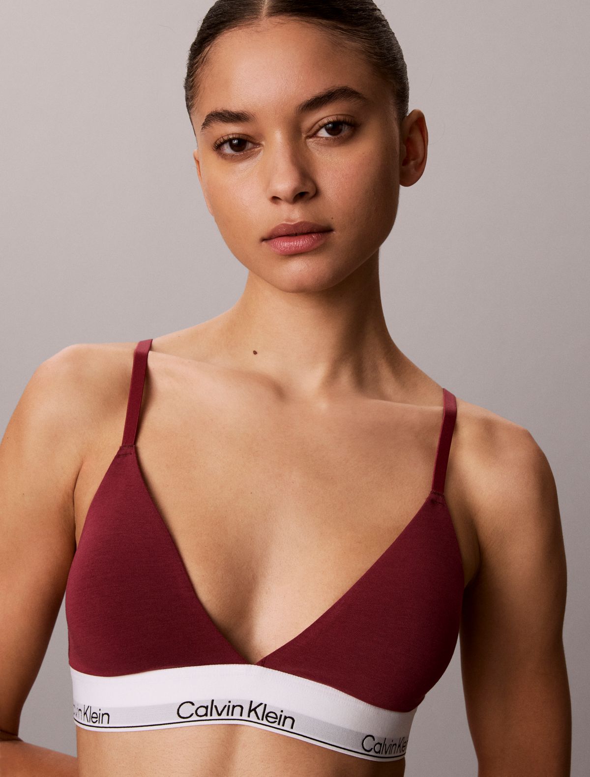 Bralette a triangolo leggermente imbottita Icon Cotton Modal