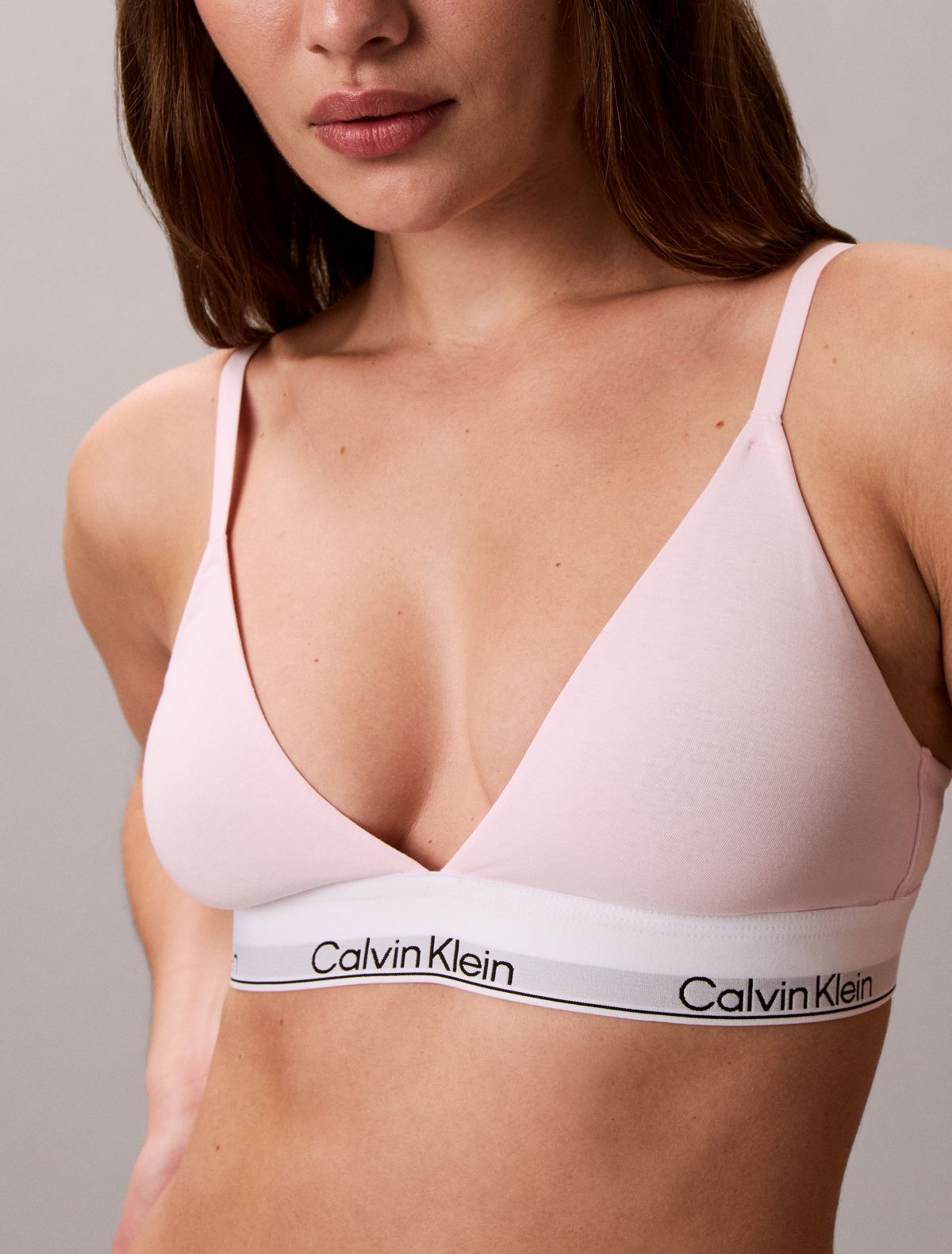 Bralette a triangolo leggermente imbottita Icon Cotton Modal